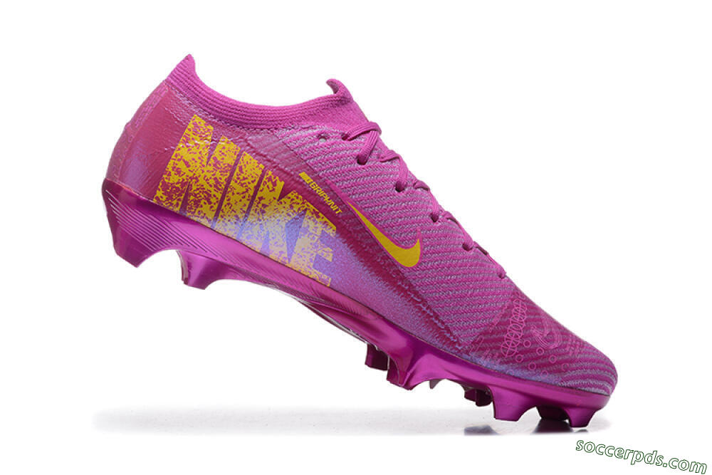 Nike Air Zoom Mercurial Vapor 16 Elite FG Low-Tops Football Boots - Pink/Yellow 7