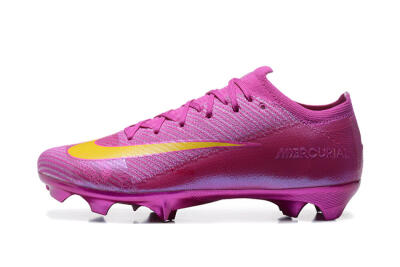 Nike Air Zoom Mercurial Vapor 16 Elite FG Low-Tops Football Boots - Pink/Yellow