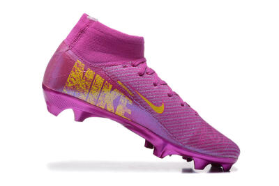 Nike Air Zoom Mercurial Superfly 10 Elite FG High-Tops Football Boots - PurpleYellow