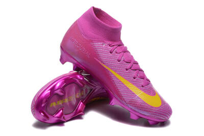 Nike Air Zoom Mercurial Superfly 10 Elite FG High-Tops Football Boots - PurpleYellow