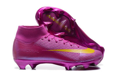Nike Air Zoom Mercurial Superfly 10 Elite FG High-Tops Football Boots - PurpleYellow