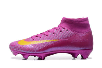 Nike Air Zoom Mercurial Superfly 10 Elite FG High-Tops Football Boots - PurpleYellow
