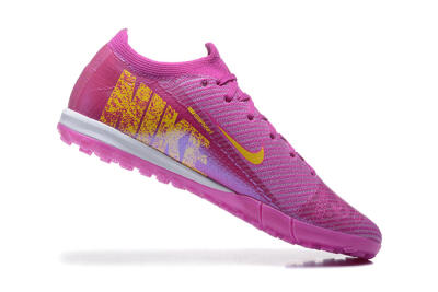 Nike Air Zoom Mercurial Vapor 16 Elite TF Low-Tops Football Shoes - Pink/Yellow/White