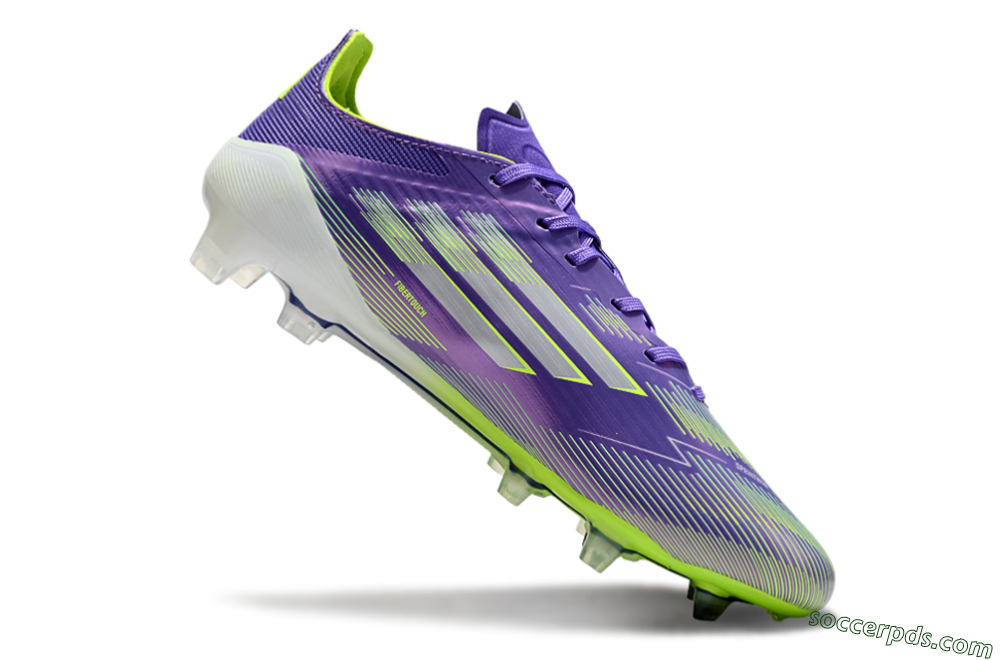 Adidas F50 Elite FG Low-Tops Football Boots - Purple/Yellow/Blue 4