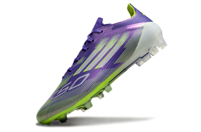 Adidas F50 Elite FG Low-Tops Football Boots - Purple/Yellow/Blue