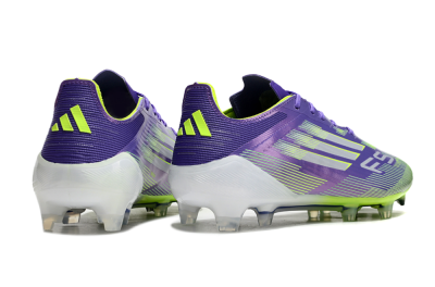 Adidas F50 Elite FG Low-Tops Football Boots - Purple/Yellow/Blue