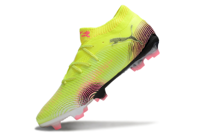 Puma Future 8 Ultimate FG Low-Tops Football Boots - Yellow/Pink/Black