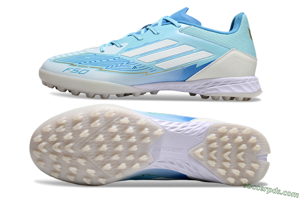 Adidas F50 Pro TF Low-Tops Football Shoes - Jade/White/Beige 0