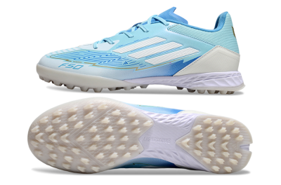 Adidas F50 Pro TF Low-Tops Football Shoes - Jade/White/Beige
