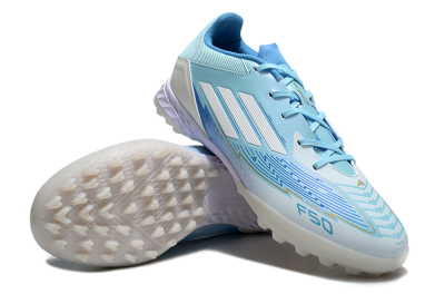 Adidas F50 Pro TF Low-Tops Football Shoes - Jade/White/Beige