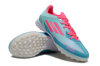 Adidas F50 Pro TF Low-Tops Football Shoes - Jade/Pink/White