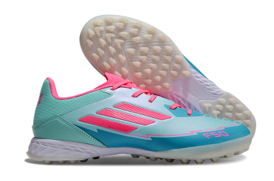 Adidas F50 Pro TF Low-Tops Football Shoes - Jade/Pink/White
