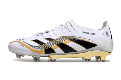 Adidas Predator Elite 25 FG Low-Tops Football Boots - White/Black/Gold