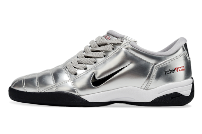 Nike Total 90 II IC Low-Tops Football Shoes - Silver/Black/White