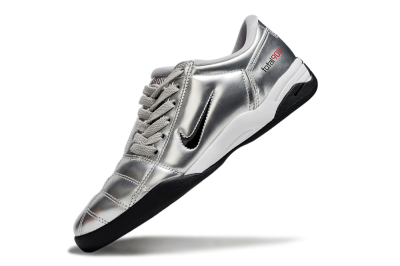 Nike Total 90 II IC Low-Tops Football Shoes - Silver/Black/White