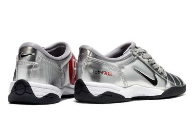Nike Total 90 II IC Low-Tops Football Shoes - Silver/Black/White