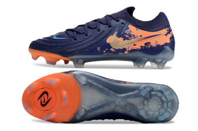 Nike Phantom Luna Elite FG Low-Tops Football Boots - Blue/White/Orange