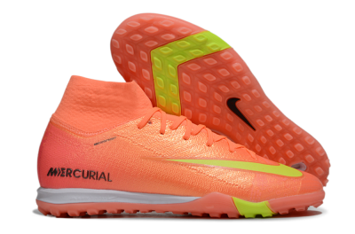 Nike Air Zoom Mercurial Superfly 9 Elite TF High-Tops Football Shoes - Red/Yellow/White