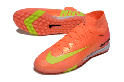 Nike Air Zoom Mercurial Superfly 9 Elite TF High-Tops Football Shoes - Red/Yellow/White