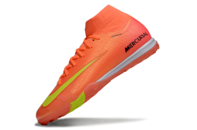 Nike Air Zoom Mercurial Superfly 9 Elite TF High-Tops Football Shoes - Red/Yellow/White
