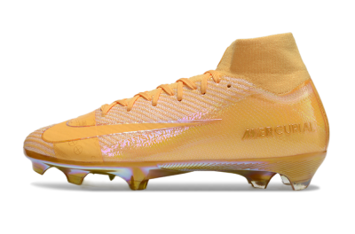 Nike Air Zoom Mercurial Superfly 10 Elite FG High-Tops Football Boots - Gold/Gold