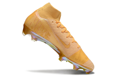 Nike Air Zoom Mercurial Superfly 10 Elite FG High-Tops Football Boots - Gold/Gold