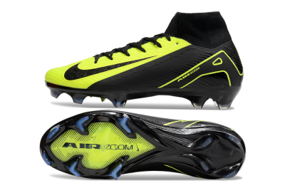 Nike Air Zoom Mercurial Superfly 10 Elite FG High-Tops Football Boots - Black/Yellow
