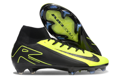 Nike Air Zoom Mercurial Superfly 10 Elite FG High-Tops Football Boots - Black/Yellow
