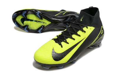 Nike Air Zoom Mercurial Superfly 10 Elite FG High-Tops Football Boots - Black/Yellow