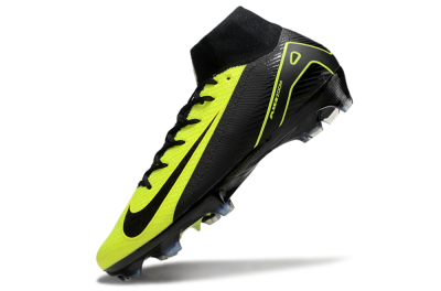 Nike Air Zoom Mercurial Superfly 10 Elite FG High-Tops Football Boots - Black/Yellow