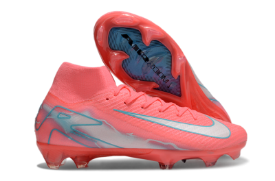 Nike Air Zoom Mercurial Superfly 10 Elite FG High-Tops Football Boots - Red/Silver/Blue