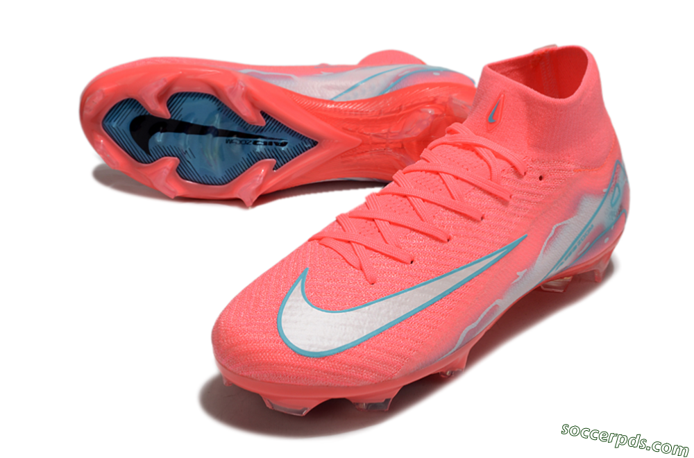 Nike Air Zoom Mercurial Superfly 10 Elite FG High-Tops Football Boots - Red/Silver/Blue 3