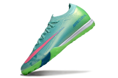 Nike Air Zoom Mercurial Vapor 16 Elite TF Low-Tops Football Shoes - Jade/Pink/White