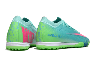 Nike Air Zoom Mercurial Vapor 16 Elite TF Low-Tops Football Shoes - Jade/Pink/White