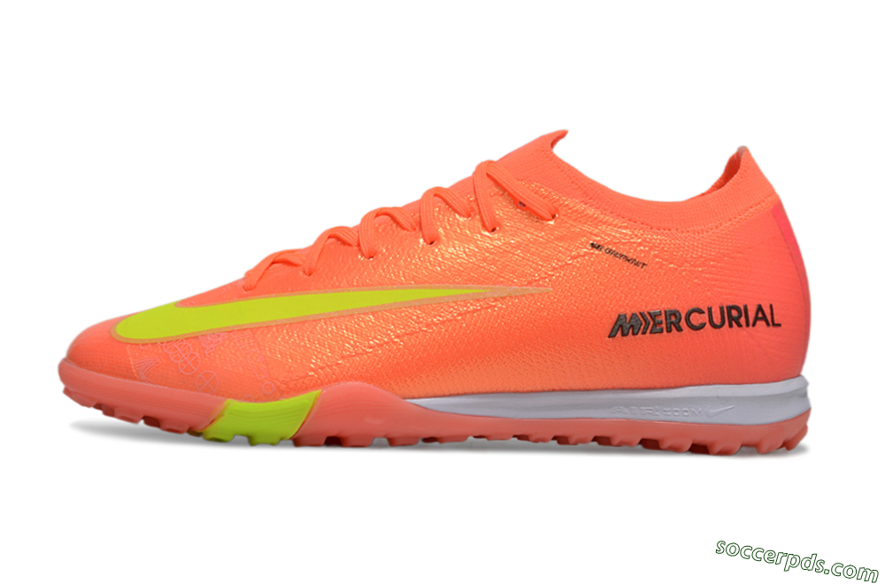 Nike Air Zoom Mercurial Vapor 16 Elite TF Low-Tops Football Shoes - Red/Yellow/Black 2