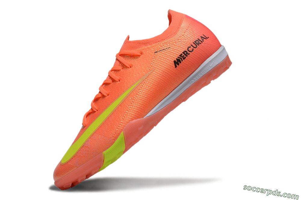 Nike Air Zoom Mercurial Vapor 16 Elite TF Low-Tops Football Shoes - Red/Yellow/Black 5