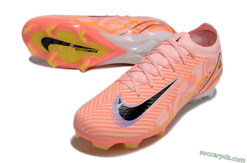 Nike Air Zoom Mercurial Vapor 16 Elite FG Low-Tops Football Boots - Pink/Black/Purple 3