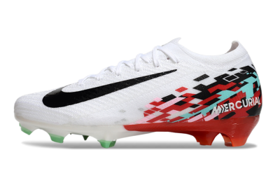 Nike Air Zoom Mercurial Vapor 16 Elite FG Low-Tops Football Boots - White/Black/Red