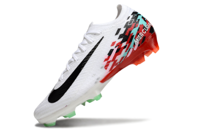 Nike Air Zoom Mercurial Vapor 16 Elite FG Low-Tops Football Boots - White/Black/Red