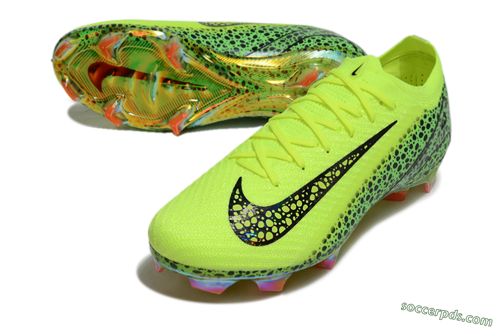 Nike Air Zoom Mercurial Vapor 16 Elite FG Low-Tops Football Boots - Yellow/Black/Orange 3