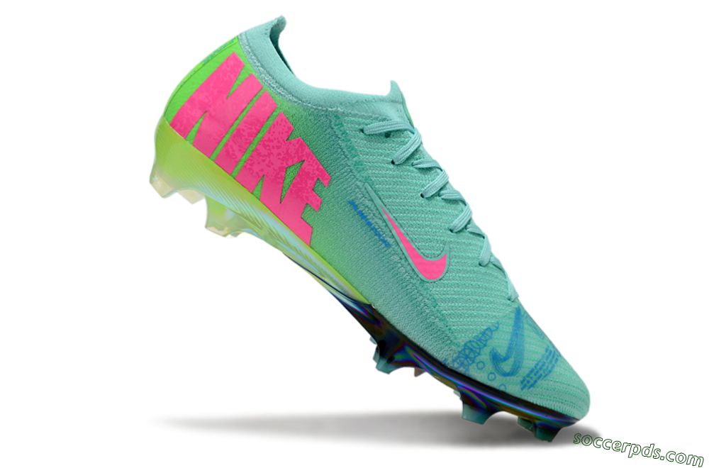 Nike Air Zoom Mercurial Vapor 16 Elite FG Low-Tops Football Boots - Jade/Pink/Blue 5