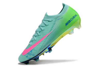 Nike Air Zoom Mercurial Vapor 16 Elite FG Low-Tops Football Boots - Jade/Pink/Blue