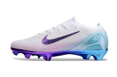 Nike Air Zoom Mercurial Vapor 16 Elite FG Low-Tops Football Boots - White/Purple/Blue