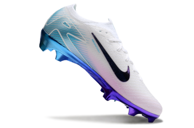 Nike Air Zoom Mercurial Vapor 16 Elite FG Low-Tops Football Boots - White/Purple/Blue