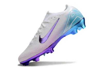 Nike Air Zoom Mercurial Vapor 16 Elite FG Low-Tops Football Boots - White/Purple/Blue