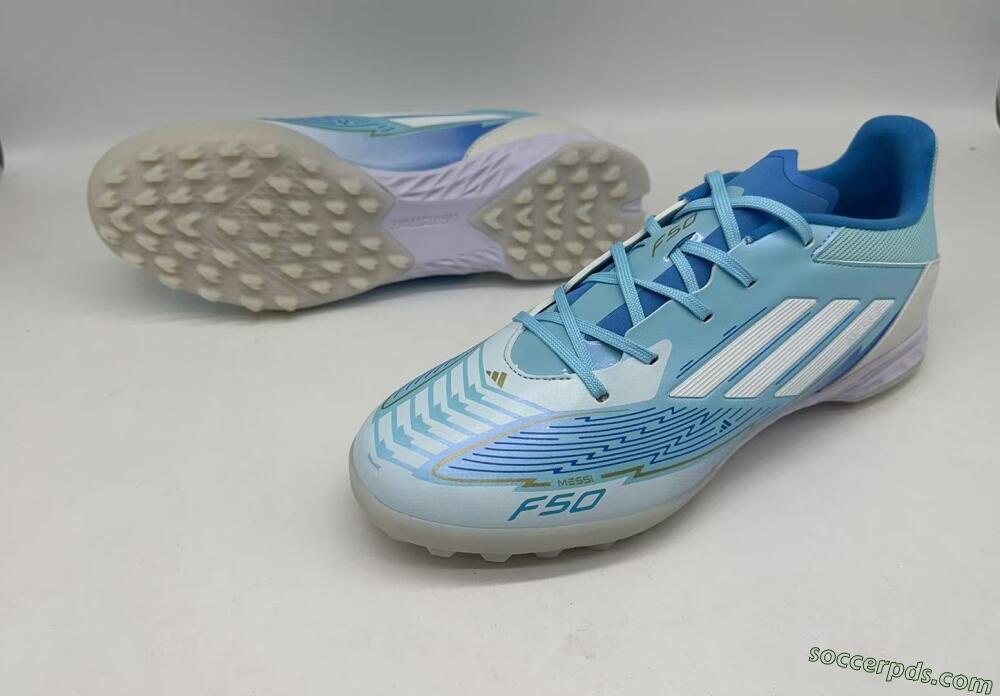 Adidas F50 Pro TF Low-Tops Football Shoes - Jade/White/Beige