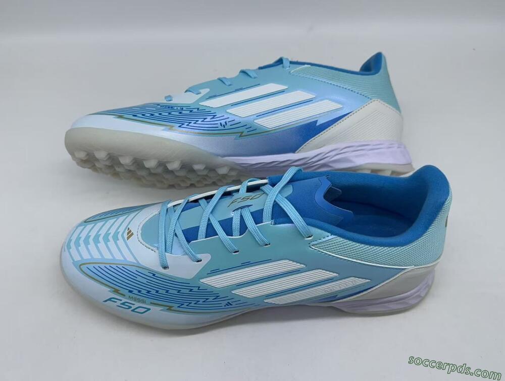 Adidas F50 Pro TF Low-Tops Football Shoes - Jade/White/Beige