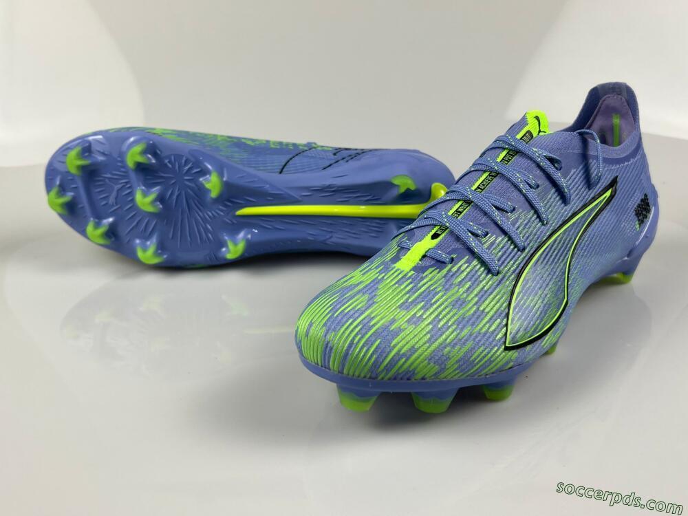 Puma Ultra 5 Ultimate FG Low-Tops Football Boots - Blue/Yellow/Black