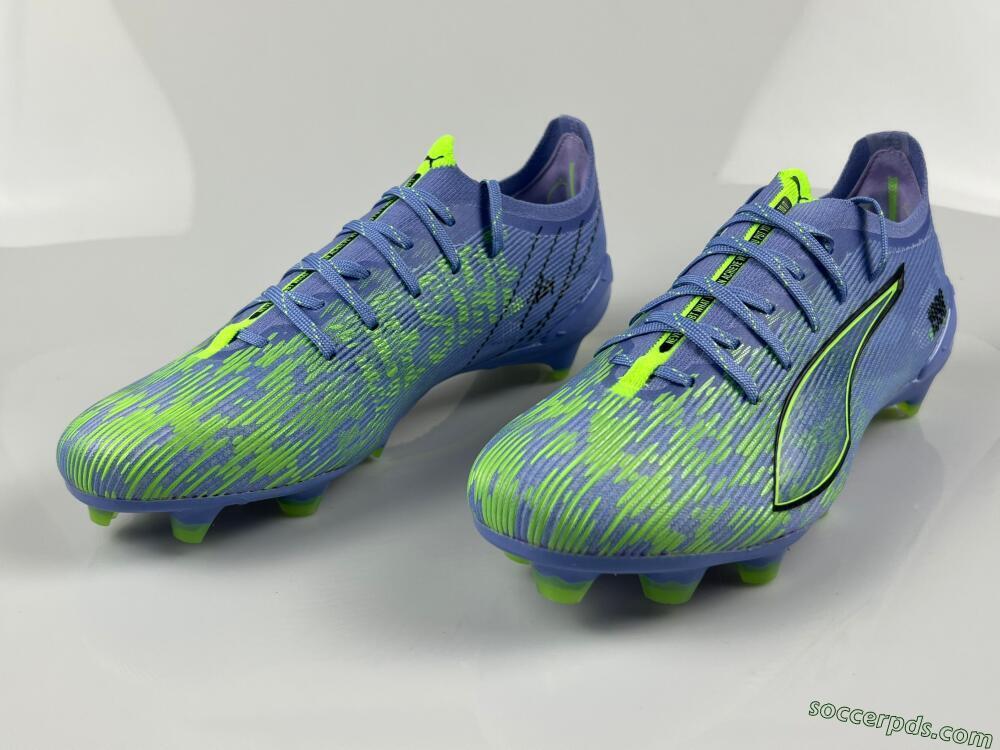 Puma Ultra 5 Ultimate FG Low-Tops Football Boots - Blue/Yellow/Black
