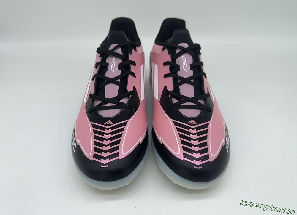 Adidas F50 Pro TF Low-Tops Football Shoes - Pink/Black/White